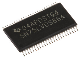 Odbiornik LVDS, 48-Pin , TSSOP, wejście: LVDS, l. elementów: 3, 0 → +70°C