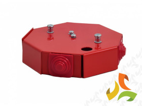 Puszka przeciwpożarowa PIP-1AN R3x2x4 mm2 115x28x123 mm ośmiokątna E90 rozgałęźna czerwona 84621616 SIMET
