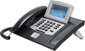 Auerswald COMfortel 2600 Telefon systemowy, ISDN Automatyczna sekretarka, złacze zestawu słuchawkowego dotykowy czarny,