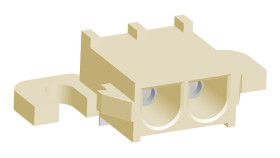 Gniazdo PCB 2 -pinowe raster: 6.35mm Kąt Proste Przewlekany