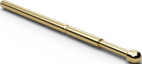 Standard test pin with probe, round head, Ø 0.69 mm, travel  2.54 mm, pitch 1.27 mm, L 16.5 mm, F11112S090L085