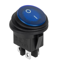 PRZEŁĄCZNIK OKRĄGŁY HERMETYCZNY NIEBIESK 230V MKO DWUTOROWY