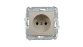 Mini Mechanizm Gniazda Pojedynczego Z Uziemieniem 2P+Z (Bez Przesłon Torów...