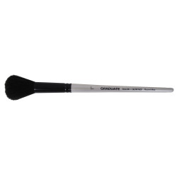 Daler Rowney Graduate Black Goat Round Mop Short Handled Brush Size 1&quot;