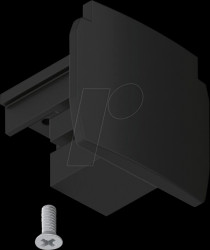 91384 ProRail3 connector end cap, pack of 1, 35x31.5 mm, black