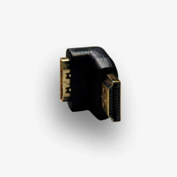 Adapter HDMI F/HDMI M kątowy 90 stopni, EM/ADAPT-HDMI-90