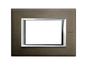 AXOLUTE Ramka 1 pojedyncza prostokątna 3 moduły szczotkowany brąz HA4803BR LEGRAND
