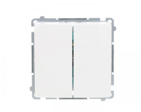 Simon Basic Łącznik świecznikowy, szybkozłącza, biały BMW5.01/11