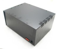 T264 Obudowa metalowa T-264 wymiary: 260 x 120 x 190 mm - czarna - wentylacja