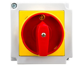 Łącznik krzywkowy 0-1 4P 16A w obudowie /+blokada/ 4G16-92-PK S6