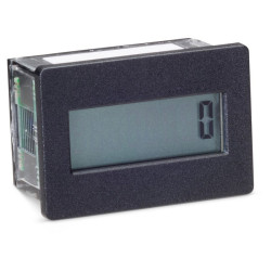 Trumeter 3400-2010 LCD Counter 10-300VDC / 20-300VAC Rect Flush Mount Reset