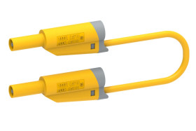 Przewód pomiarowy 2717-IEC-50J, 36A, 1kV, kolor: Żółty, dł. 50cm, Electro PJP