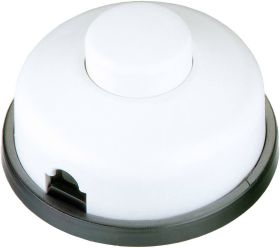 interBär Wyłącznik nożny biały 1 x wył/wł 6 A 1 szt.