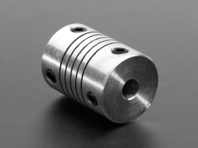 Adafruit Aluminum Flex Shaft Coupler - 5mm to 5mm