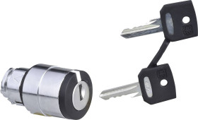 Schneider Electric ZB4BG1 ZB4BG1 Element czołowy dla przełącznika kluczykowego resetowalny (Ø) 22 mm chrom, czarny 1 szt