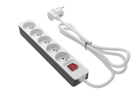 Przedłużacz 1.5m 5 gniazda typ Typ E - gniazdo francuskie Typ E – francuski 16A 250 V
