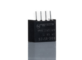 Przetwornica DC-DC, 1W, Uwe 4,5→ 5,5 V prądu stałego, Uwy 12V dc, Iwy 84mA, Recom