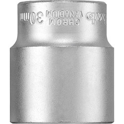 kwb 372330 Bit 30mm 1/2&quot; CV-steel matt chrome wave section rounded edges