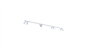 Listwa Sufitowa 300Cm Mono Viii 2X150 White 7750 Nowodvorski Lighting