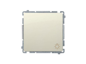 SIMON BASIC Wyłącznik zwierny przycisk "światło" (moduł) szybkozłącza beż BMS1.01/12 KONTAKT SIMON