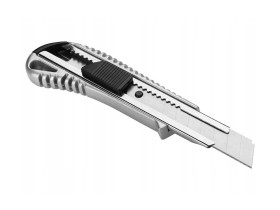 Nóż uniwersalny do papieru, metalowy, ostrze 18mm