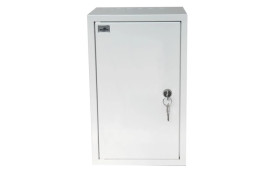 Rozdzielnica natynkowa licznikowa 1x3F zamek pełne drzwi RAL 9003 A-RZ19/PD