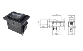 PRZEŁĄCZNIK B100G KOŁYSKOWY MONOSTABILNY STRZAŁKI