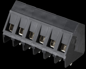 31205106 6-pin connection terminal, spacing 5 mm, lift, 35°