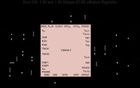 Dual 25A or Single 50A μModule Regulator with Active Voltage Positioning