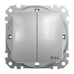 Łącznik świecznikowy IP44, srebrne aluminium, Sedna Design i Elements SDD213105