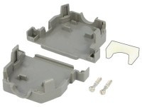 HP-25Z Osłona (obudowa) złącza szufladowego 25 pin (szara) - na zatrzask