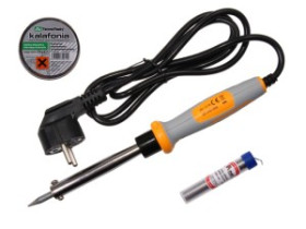 Zestaw lutownica ZD721B 60W + cyna + kalafonia