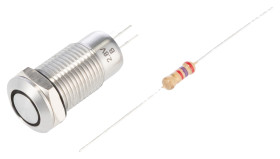 Nasadka przełącznika Zatrzaskowy SPST średnica wycięcia 12mm, montaż panelowy RS PRO