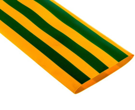 Rura termokurczliwa cienkościenna, odcinki 1m, CR 50,8/25,4 żółto-zielona, 427603