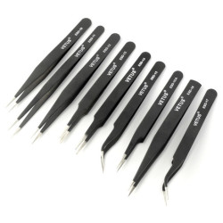 Zestaw pęset ESD Vetus - 9szt.