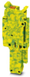Plug, push-in connection, 0.14-4.0 mm², 1 pole, 24 A, 6 kV, yellow/green, 3211279