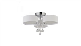 Lampa Sufitowa Gambela 3 Biała Lp-991/3C Wh Light Prestige