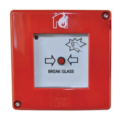 ROP-A bez młoteczka 1xLED czerwona migająca, styki XY, W0-ROP-A D1/2E XY CB 0 (wersja eksportowa)