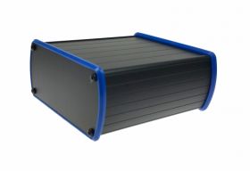 Obudowa AL-105 aluminiowa (ramka niebieska) 110x120x50