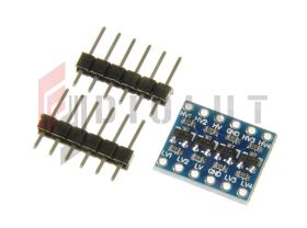 Konwerter poziomów 3,3/5V - 4 kanały - stanów logicznych SPI/UART dwukierunkowy