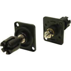 Cliff FM686832 Audio Jack Socket 2-Pin Black Built-In 1pc