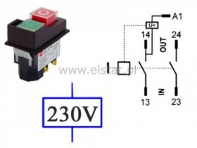 Wył. elektromag. 1F KJD17FT Tripus 5p