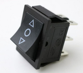 PRZEŁĄCZNIK KLAWISZOWY MONOSTABILNY (CHWILOWY) 15A 250V PODWÓJNY (ON)-OFF-(ON) PRZEL503