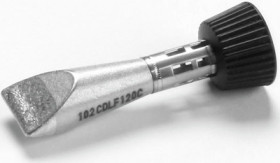 Soldering tip, chisel shaped, Ø 5.2 mm, (L x W) 45 x 5.2 mm, 0102CDLF120C/SB