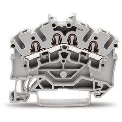 Kostka zaciskowa na szynie DIN WAGO poziomy: 1 14AWGWciskane TOPJOB S