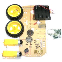 Podwozie robota 2 silniki z enkoderami - platforma mobilna 2WD