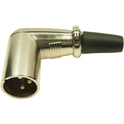 Cliff FC60963N XLR Connector 3 Pins Gold Contacts Black Housing 1pc