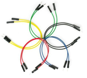 RPi Jumper Wires 10pk (Male/Female) 150mm