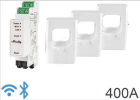 SHELLY PRO 3EM-400 Shelly Pro 3EM 400A