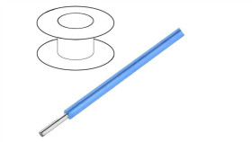 Przewód Hookup Wire D: 18Awg Drut Cu Pvc Niebieski 300V 30,5M 3055/1 Bl005